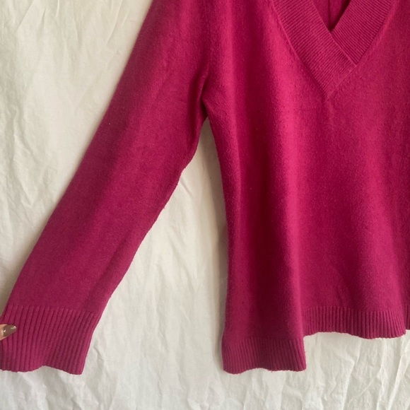 Anthropologie Pink Crew Neck Sweater - Picture 4 of 11